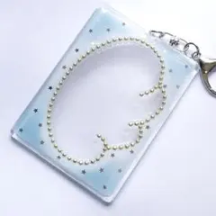 羽 星 ウィッシュコア 水色 y2k トレカキーホルダー