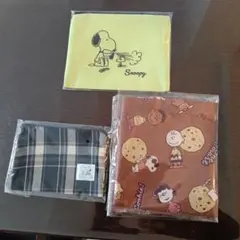 スヌーピー ポーチ 2点、エコバッグセット