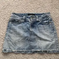 デニムミニスカート ライトブルー サイズ64