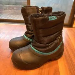 IGNIO スノーブーツ 21.0cm ブラック/ターコイズ