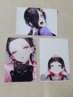 地雷系ひよこ店長ブロマイド3種セット