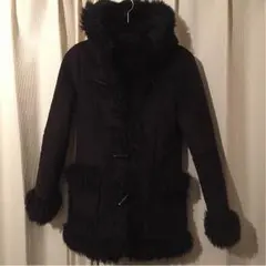 エゴイスト ダッフルコート ムートン ファー