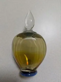 大型 フロストガラス 香水瓶 / ラリック風 球形 花レリーフ - メルカリ
