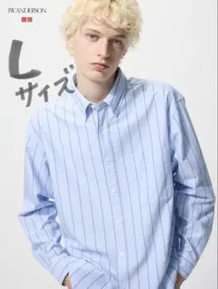 オックスフォードオーバーサイズシャツストライプ