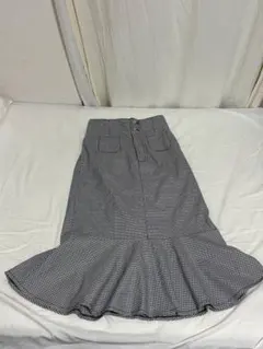 ems. チェック柄 マーメイドスカート
