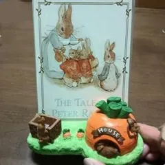 陶器製 フォトフレーム The Tale of Peter Rabbit 人形付