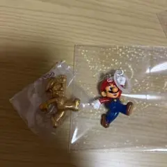 スーパーマリオ めじるしアクセサリー マリオ、シークレット2点セット バラ売り可