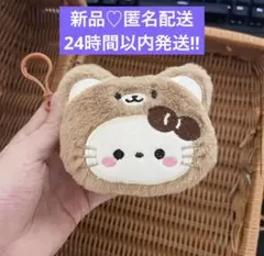 新品♡ ハローキティ ふわふわミニフェイスポーチ