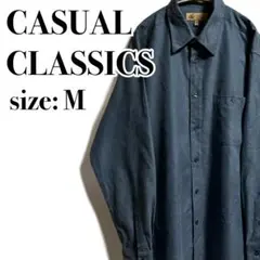 CASUAL CLASSICS 海外古着 フェイクスウェード シャツ スエード