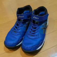 asics 青 ジュニアスノトレ24センチ