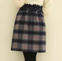 PROPORTION BODY DRESSING チェック柄スカート 1