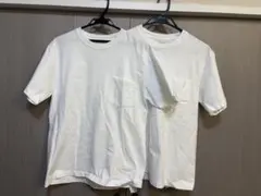 ※2枚組【Hanes】BEEFY-T クルーネックポケットTシャツ（サイズL）