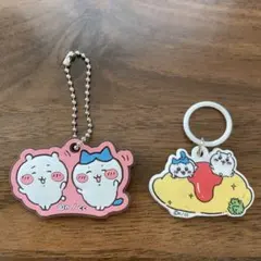 ちいかわ　キーホルダー2個　ラバーバンド1つ