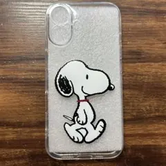 スヌーピー iPhone16スマホケース ソフト