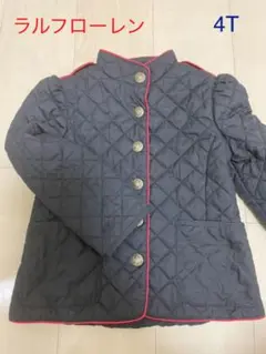 ラルフローレン  アウター ジャケット ブラック キルティング 100