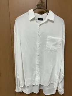 Theory リネンシャツ　M RAMMY A_CRUNCH