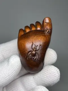 時代提物 根付　高さ約5cm　骨董品　アンティーク 根付 販売・江戸時代 木彫り 韃靼人 | 【骨董品買取】日本全国対応