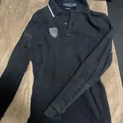 POLO RALPH RAUREN 長袖ポロシャツ ブラック