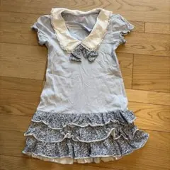 み*く様 axes femme KIDS ワンピース １３０　水色　セーラー風