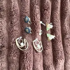 樹脂　イヤリング　４種セット