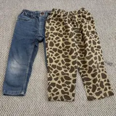 キッズ100センチ　ズボン2点セット　BREEZE