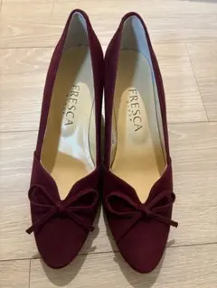銀座ヨシノヤ　FRESCA ボルドー　パンプス　22.5cm