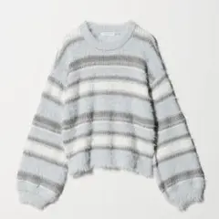 UNITED ARROWS ユナイテッドアロウズ　フェザーマルチボーダーニット