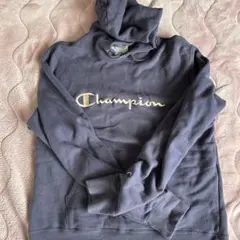 Champion グレー フード付きパーカー