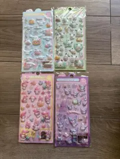 サンリオ立体シールセット 4シート
