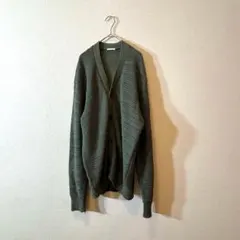 GU 透かし編みニットカーディガン(長袖) オリーブ　Sサイズ　羽織り　春コーデ