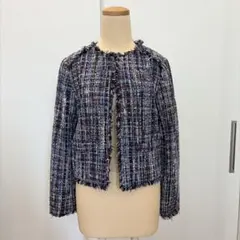 LOUNIE ノーカラージャケット 36