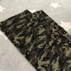 ラメ入り迷彩　ハギレ　2枚組　108✖️27、55✖️28