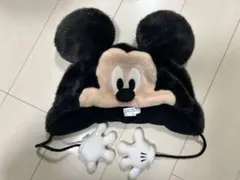 ミッキーマウス 耳付きファーキャップ　被り物のサムネイル
