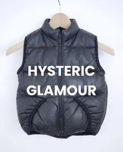 ヒステリックグラマー　レザーダウンベスト　キッズ　ヒステリックミニ