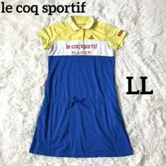 美品　le coq sportif ルコックスポルティフ ゴルフワンピースLL