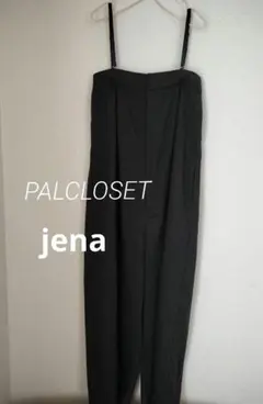 ★新品★タグ付き　サロペット　秋冬　ゆったり　調節可　ワイド　チャコール　秋冬