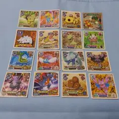 中古８★ポケモンシール16枚