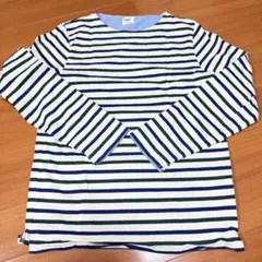 【美品】OshKosh ボーダー長袖カットソー L