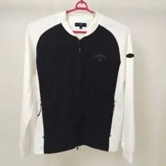 Callaway ゴルフ ジャケット ホワイト ブラック メンズ M