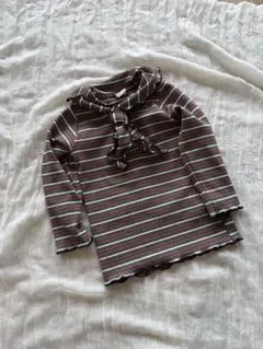 ＆Mignon フリル長袖トップス