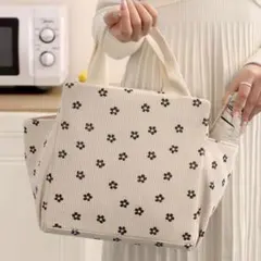 ランチバッグ 花柄 保冷 保温 大容量 ミニトート お弁当　バッグ　ランチ