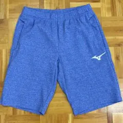 Mizuno 青 ブルー ショートパンツ Mサイズ ロゴ入りのサムネイル