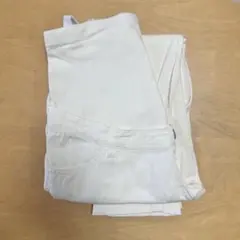 エルフィンドール マタニティ ホワイト パンツ ズボン S