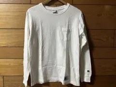 SHIPS×RUSSELL ATHLETIC 長袖ポケットTシャツ ホワイト Sのサムネイル