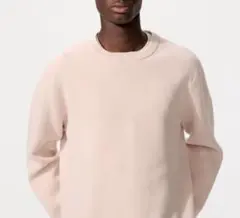 UNIQLO ウォッシャブルミラノリブクルーネックセーター