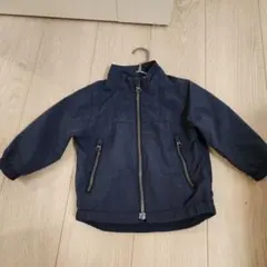 ネイビー ジッパー付きジャケット