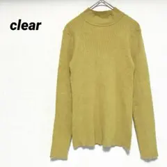 clear クリア　ニット　セーター　長袖