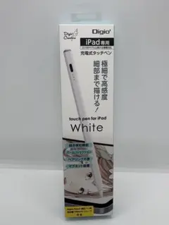 ナカバヤシ　iPad専用充電式タッチペン 白色