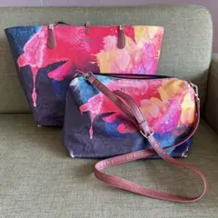 Desigual 2wayショルダーバッグセット& リバーシブルトートバッグのサムネイル
