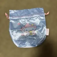 산리오 キャラクターズ 甘えんぼナミダマチ付き巾着 시나모롤